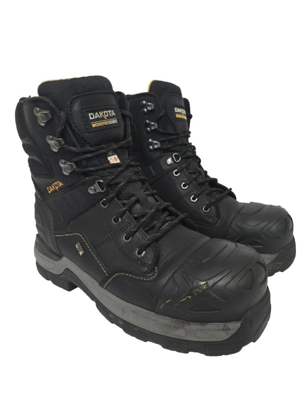 Dakota Men's 8611 8" Inch STCP IceFX WP T-Max Insulated Work Boot Black 10.5M